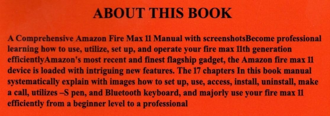 Why the Amazon Fire Max 11 User Guide Misses the Mark