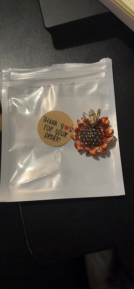 My Honest Thoughts on the Rhinestone Sunflower Brooch