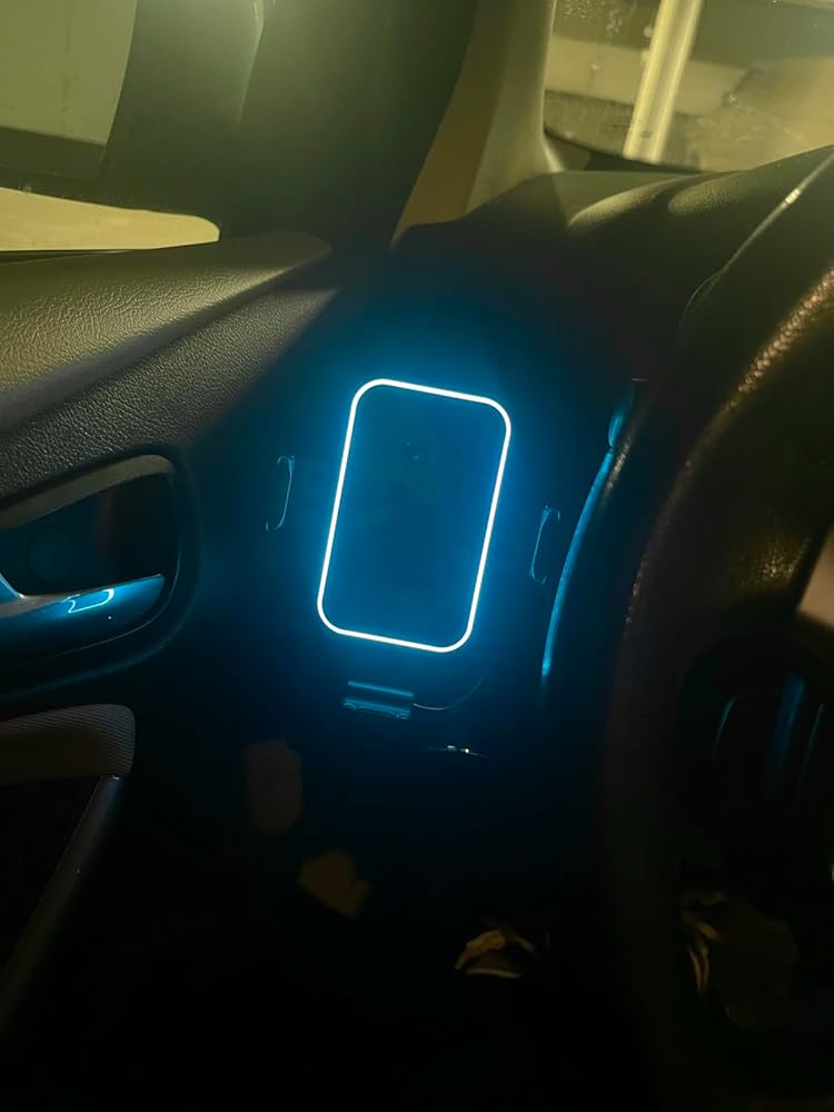 Wireless Car Charger,【7 Colored RGB Backlit】Mosurr 15W Auto Clamping Phone holders for your car fit for iPhone 16 15 14 13 12 Mini Pro Max 11 XR XS, Samsung Galaxy S24 Ultra S23 S22 S21+ Note 20, etc