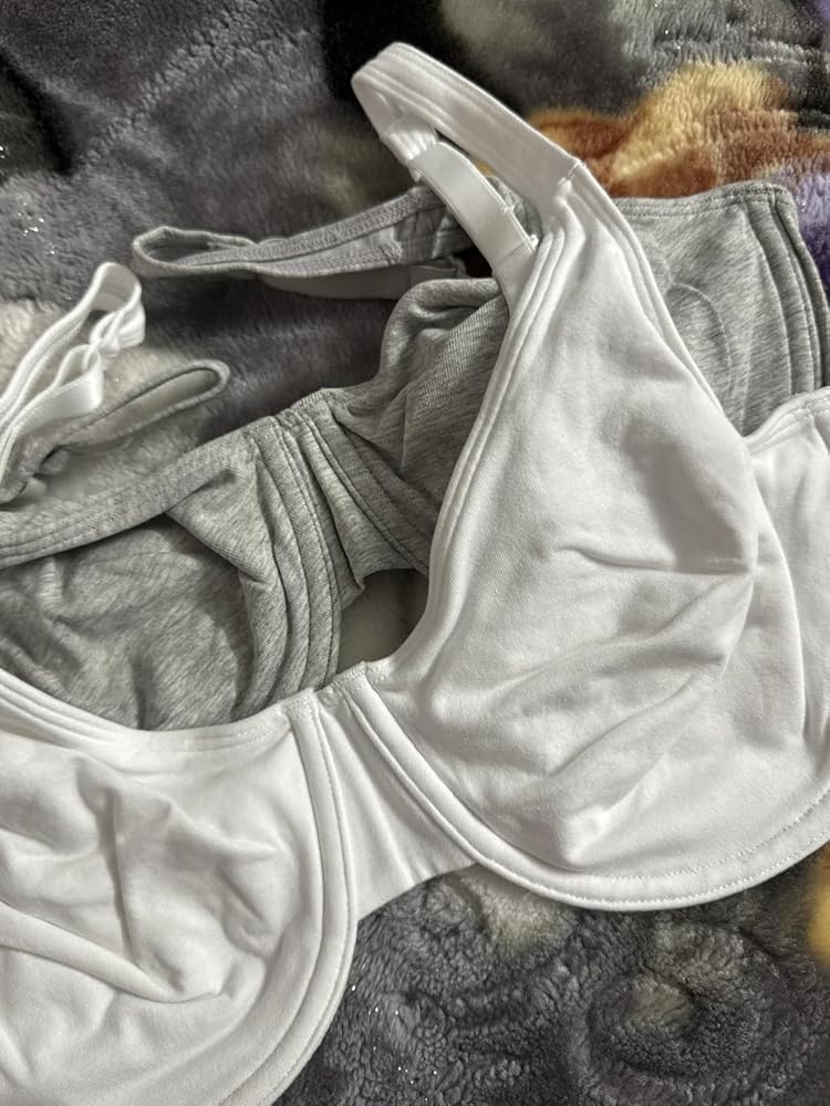 Fruit of the Loom Women's Unlined Underwire Bra - Cotton & Spandex Blend for Natural Shape and Flexibility