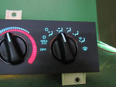55055459AA AC Heater Manual Climate Temperature Control Compatible with 1998-2003 Ram Van Control Panel Replace 55055459AB 55055459AC 55055459AD 55055459AE 55055459AF