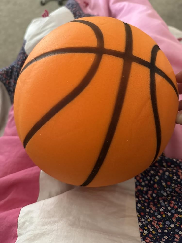 YUEOL Silent Basketball, 2025 Upgrade Quiet Foam Basketball Indoor Training Ball, Silent Basketball Dribbling Indoor, Foam Basketball Indoor Training Ball,Suitable Various Indoor Activities or Gift