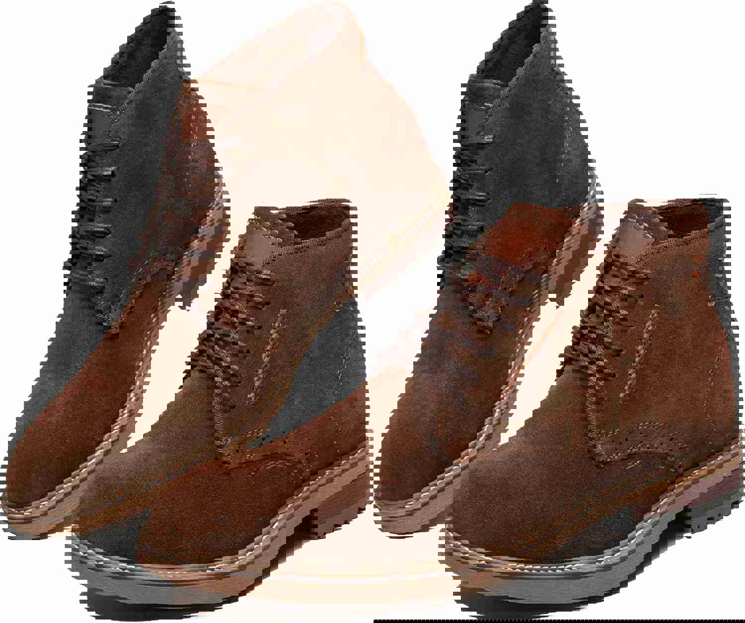 Arkbird Mens Chukka Boots Suede Leather Classic Fashion Casual Ankle Lace-up Dress Boots for Men