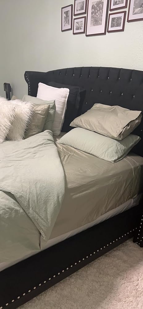 Threadmill Egyptian Cotton Twin XL Sheet Set | 100% Certified Egyptian Cotton Sheets for Twin XL Size Bed | Sateen Twin XL Bed Sheets Set Deep Pocket | Soft Hotel 3-Piece Cooling Sheet Set | White