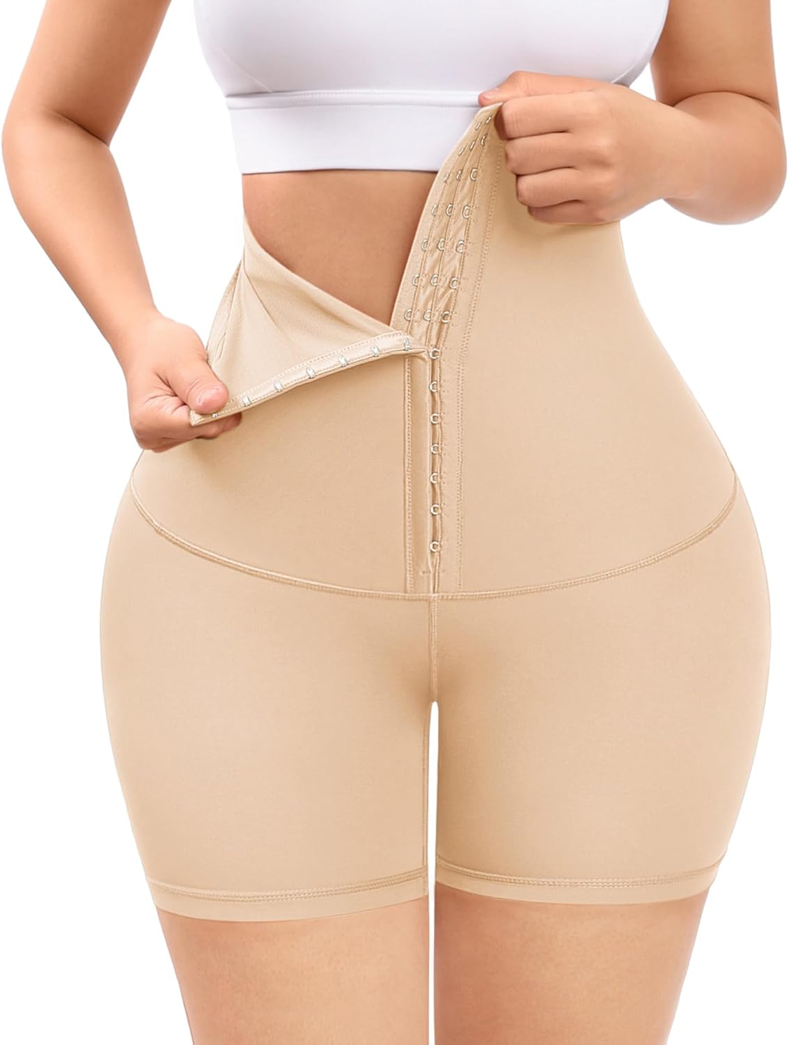 FeelinGirl Shapewear for Women Tummy Control High Waist Body Shaper Shorts Waist Trainer Girdle Thigh Slimming Panties