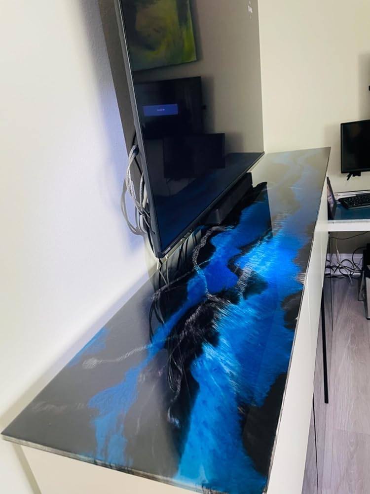 MEYSPRING Pacific Blue Epoxy Resin Color Pigment - 50 Grams - Great for Resin Art, Epoxy Resin, and UV Resin - Mica Powder for Epoxy Resin