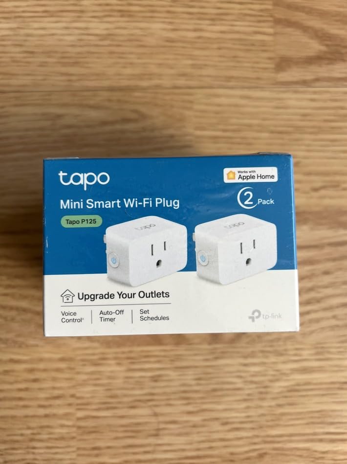 TP-Link 𝗧𝗮𝗽𝗼 Smart Plug Wi-Fi Mini, Energy Monitoring, Compatible with Alexa & Google Home & Samsung SmartThings, Timer, 15A/1800W Max, ETL Certified, 2.4G Wi-Fi Only, Tapo P115(4-Pack)