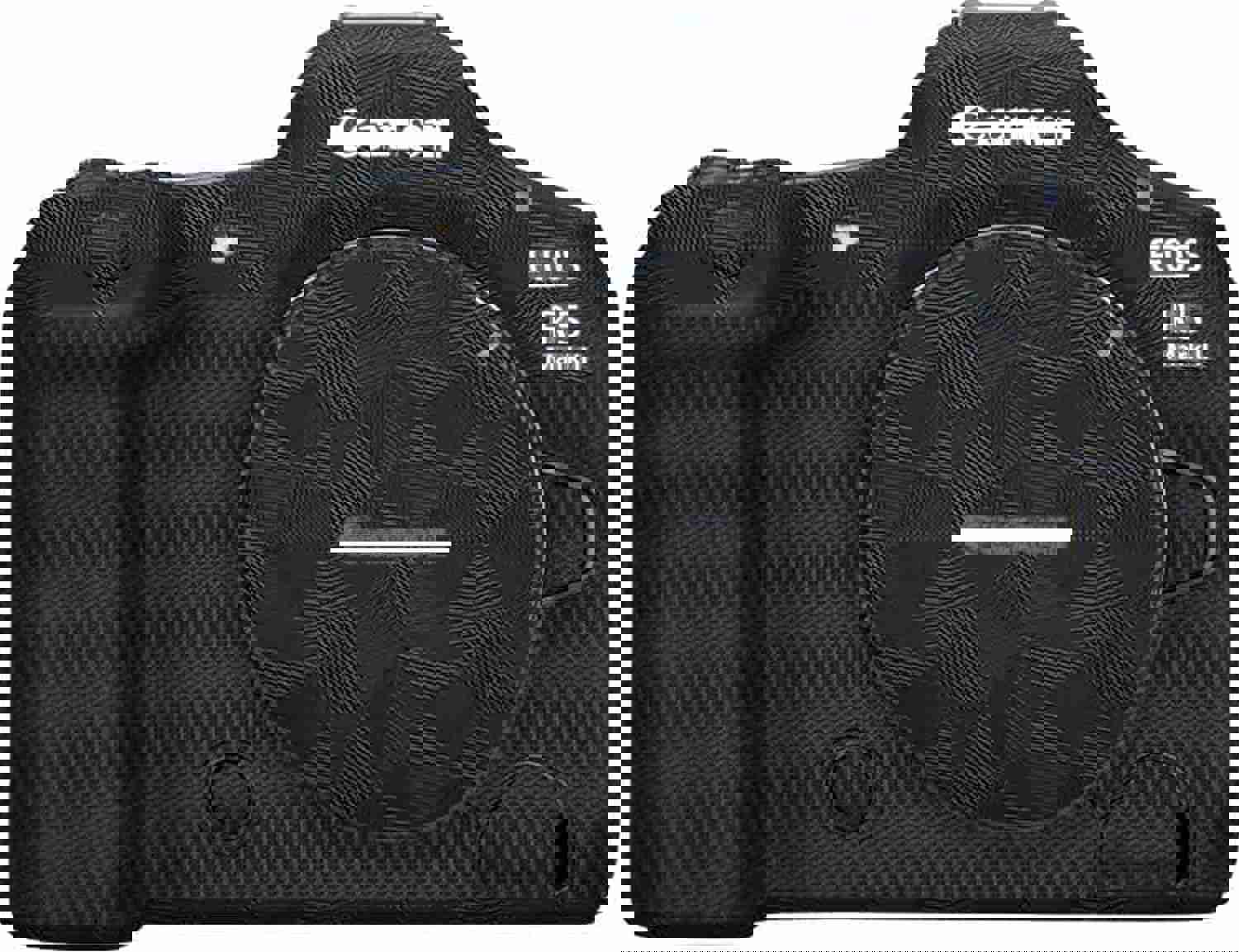 Mebont Anti-Scratch Camera Cover Skin Sticker for Canon EOS R5 Mark II Camera Body Protector Film Anti-Wear Lens Hood Skin Protective Decoration(Triangle Black)