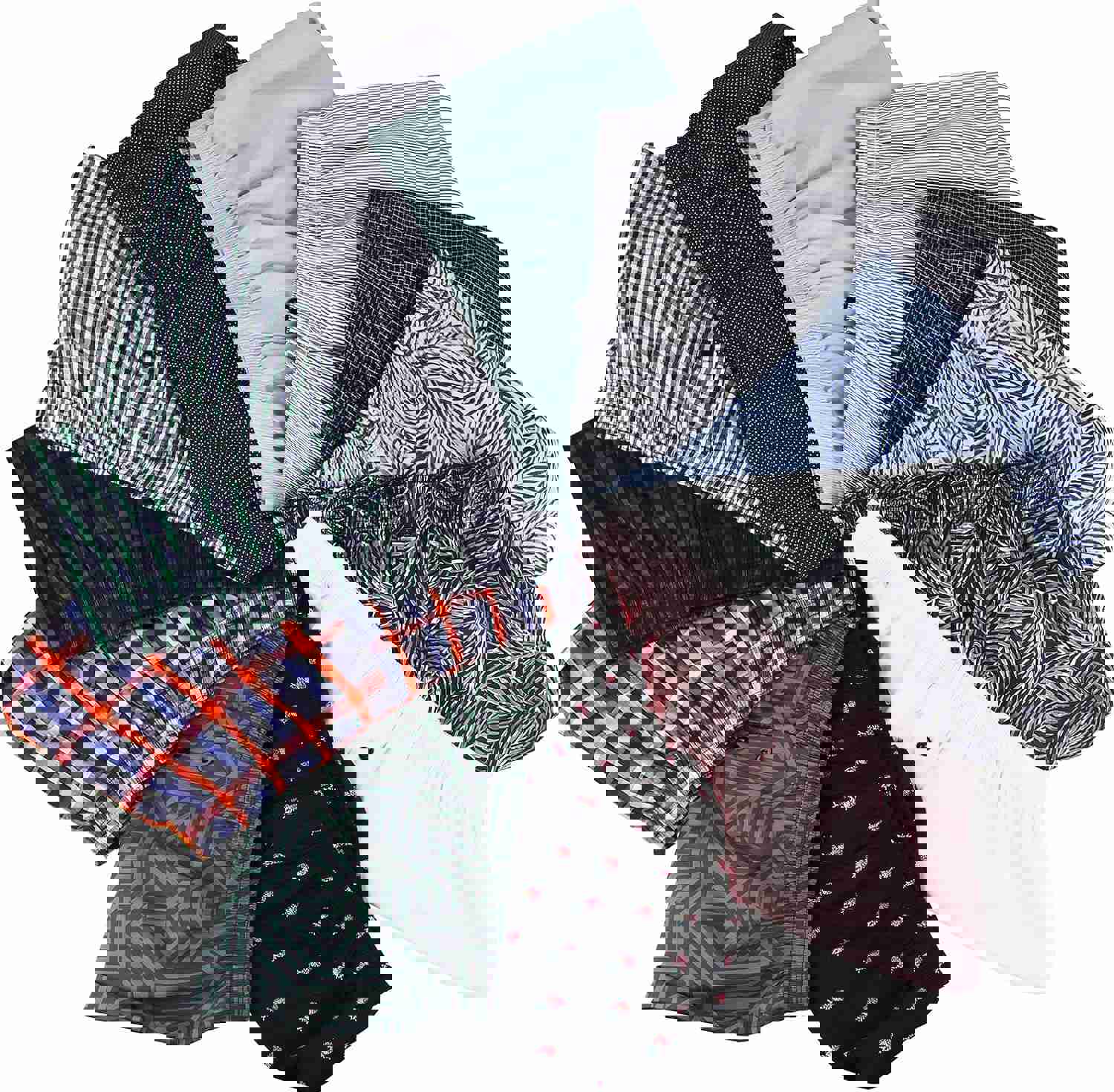 Natural Feelings Classic Boxers Shorts Cotton Woven Mens Underwear Boxers Pack