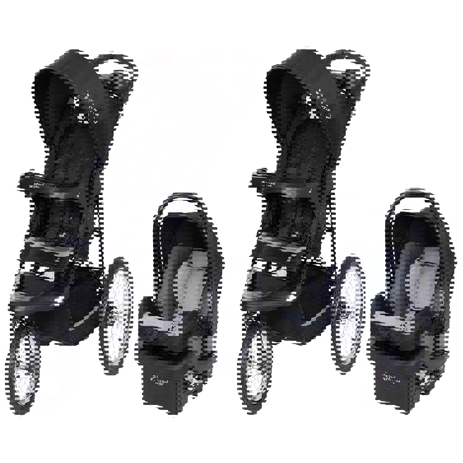 baby Trend Expedition® Jogger Travel System with EZ-Lift™ Infant Car Seat, Dash Black