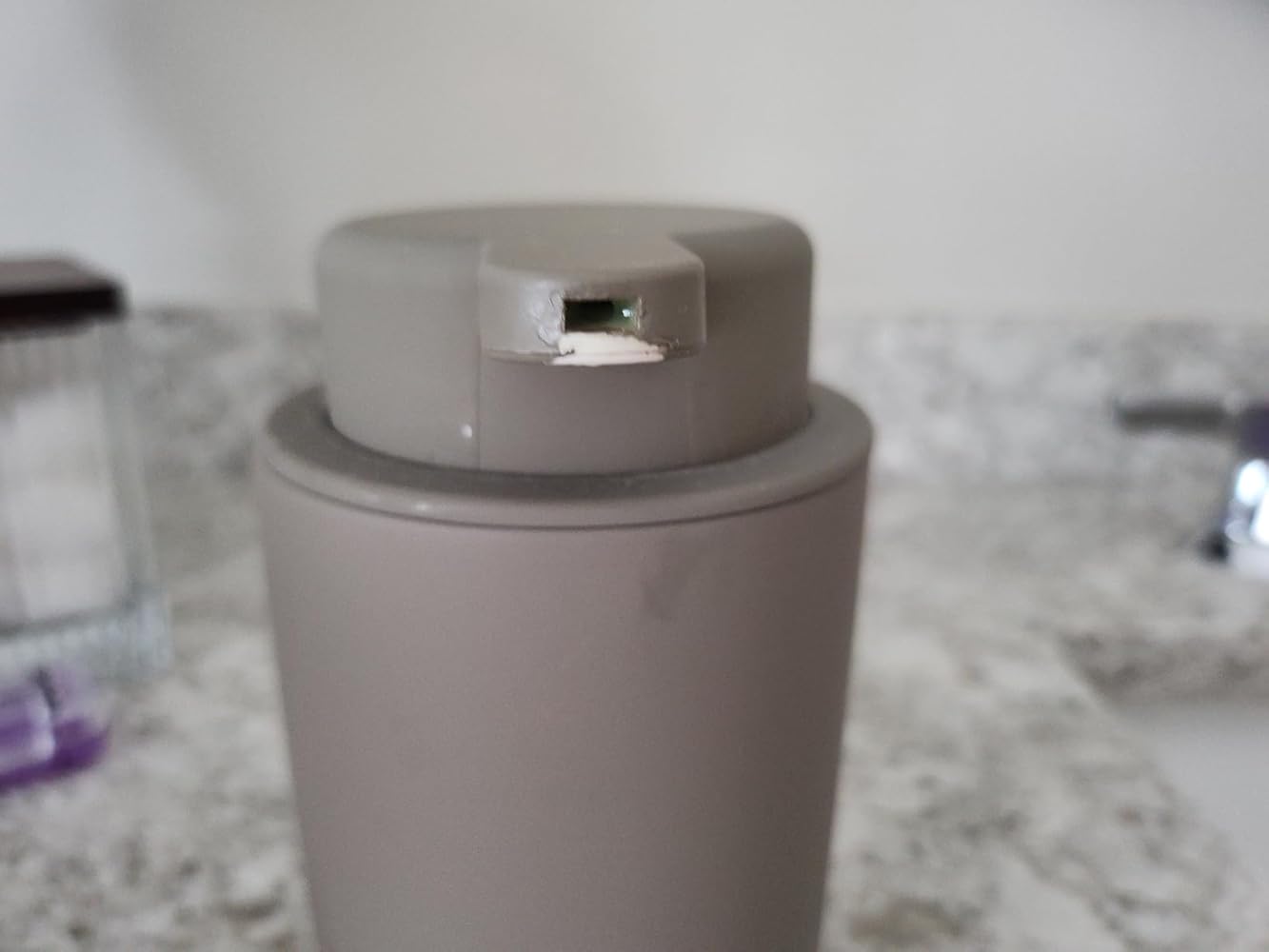 Zone Denmark Ume Shampoo Dispenser in Elegant Soft Grey - Stylish and Functional Bathroom Accessory - 7.0" x 2.7" x 1.7" inches