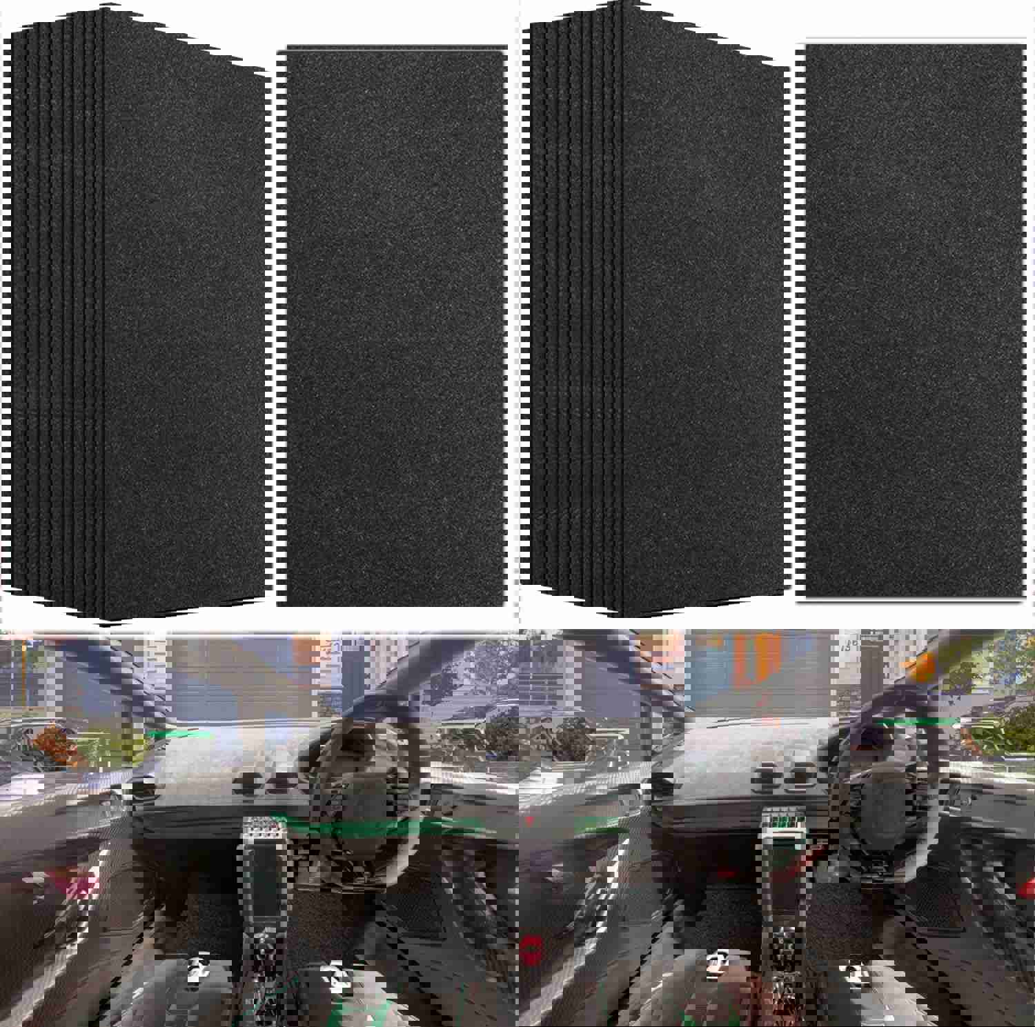 RUENXG Disposable Floor Mats for Car Black Protective Auto Floor Mats 20Pcs Disposable Car Floor Mat Car Wash Automotive Floor Mat Protector for Car Vehicles Wash 19.6inx15.7in