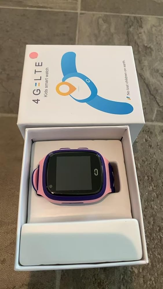 4G Kids Smart Watch GPS Tracker - Smartwatch with Two Way Call Video Calling 7 Puzzle Games Voice Chat SOS School Mode Pedometer Geo-Fence Touch Screen Alarm Clock Smartwatches for Boys Girls