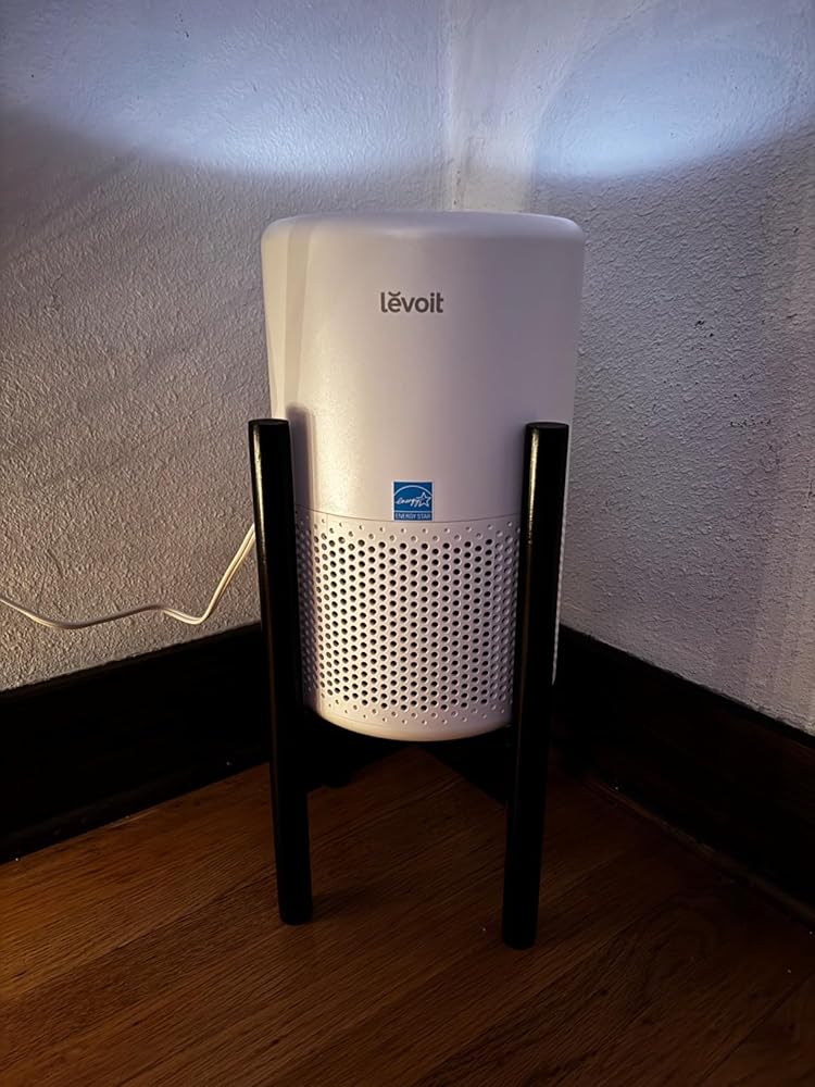 LEVOIT Air Purifier for Home Bedroom, Smart WiFi Alexa Control, Covers up to 916 ft², 3-in-1 Filter with HEPA Sleep Mode for Allergies, Pollutants, Smoke, Dust, 27dB Quiet, Core 200S-P, White
