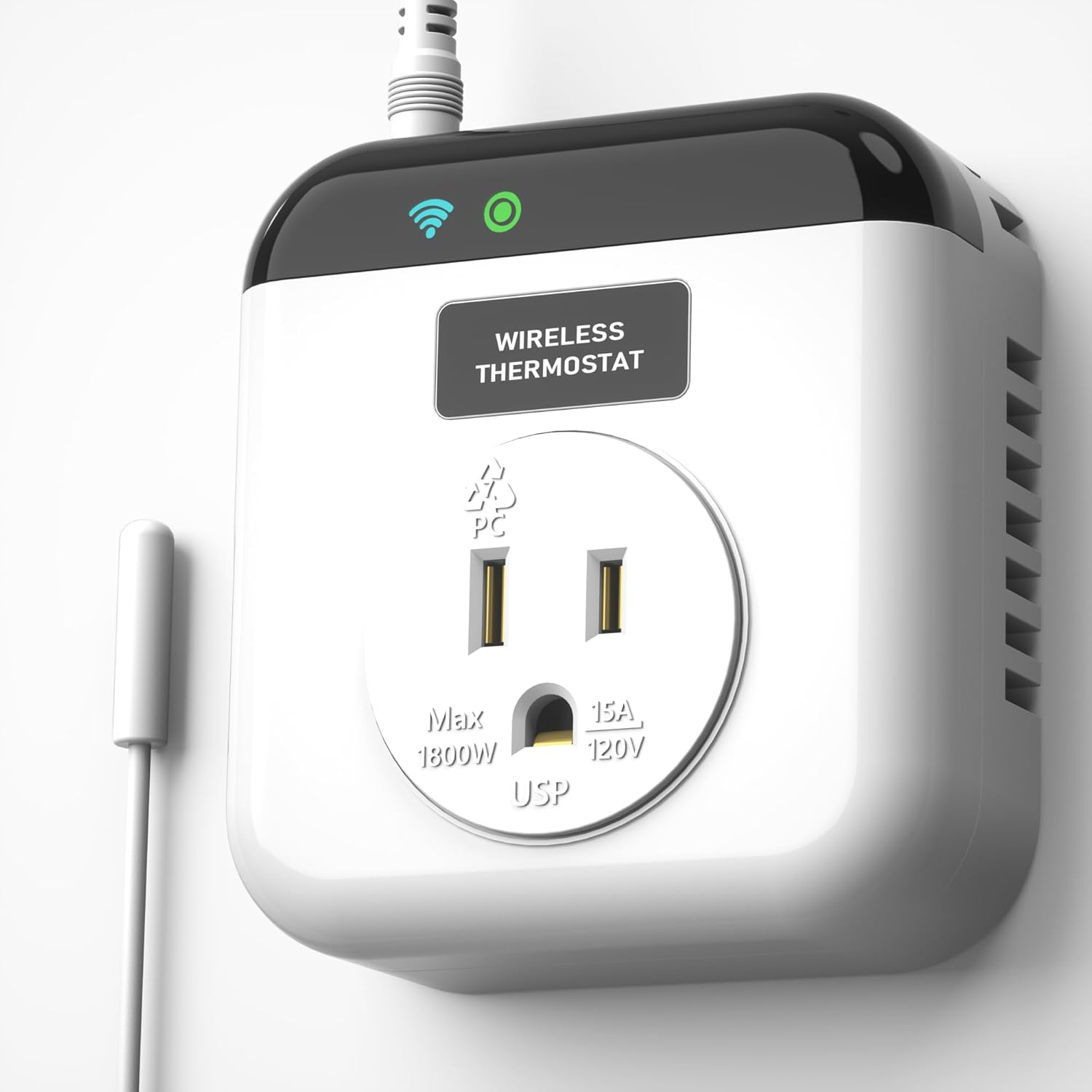 Smart WiFi Thermostat Plug Socket Programmable Plug-in Temperature Controller App Remote Control Voice Control Thermostat Plug Outlet