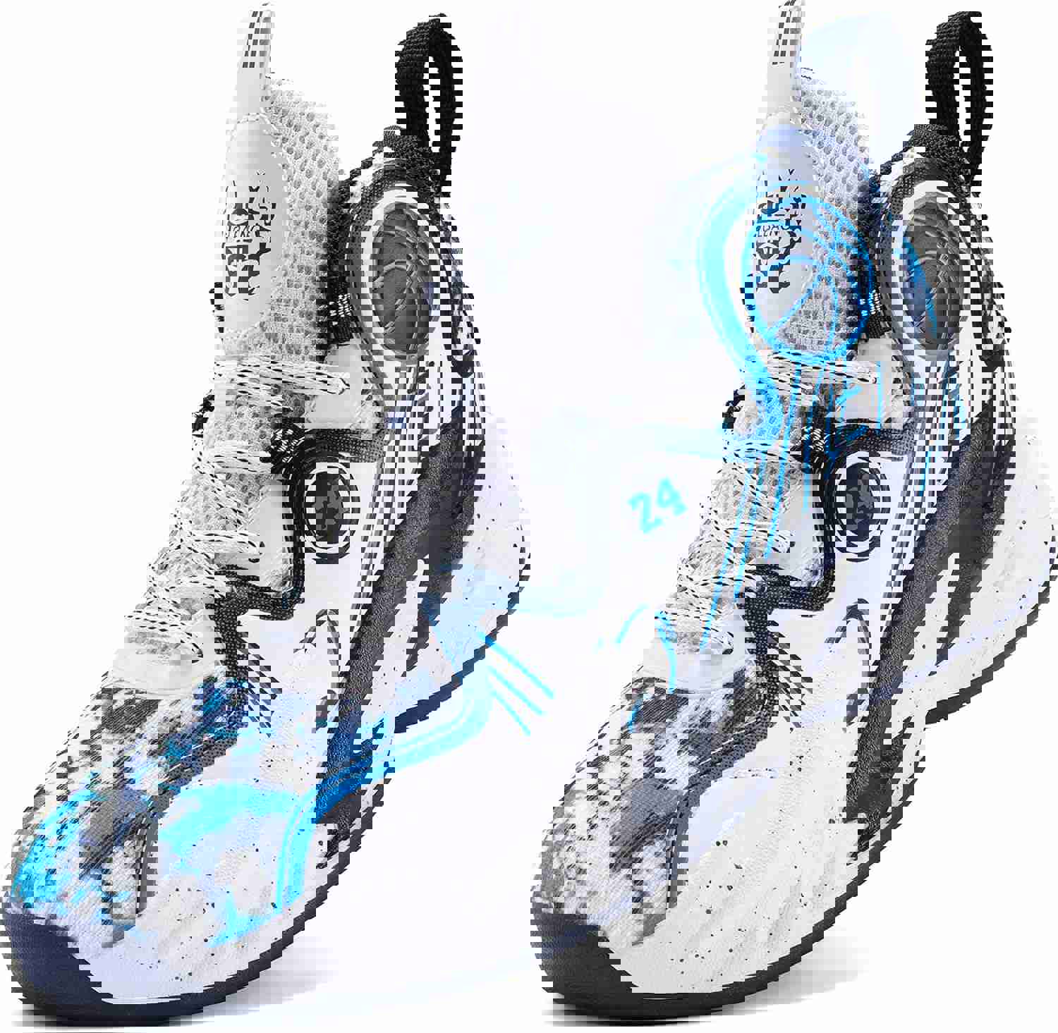 Moodeng Men&#39;s Basketball Shoes Anti-Slip Breathable Running Shoes Fahsion Sneakers Lightweight Outdoor Gym Shoes
