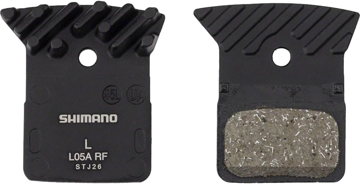 SHIMANO L05A-RF Resin DISC PAD FINNED Alloy Back Plate ONE Pair