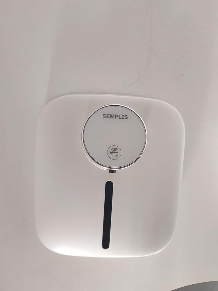 SEMPLIS Automatic Foaming Soap Dispenser, 6-Level Adjustable Touchless Soap Dispenser Electric, Rechargeable Foam Hand Soap Dispenser for Bathroom Kitchen, 10.82oz/320ml, Wall Mount,Commercial