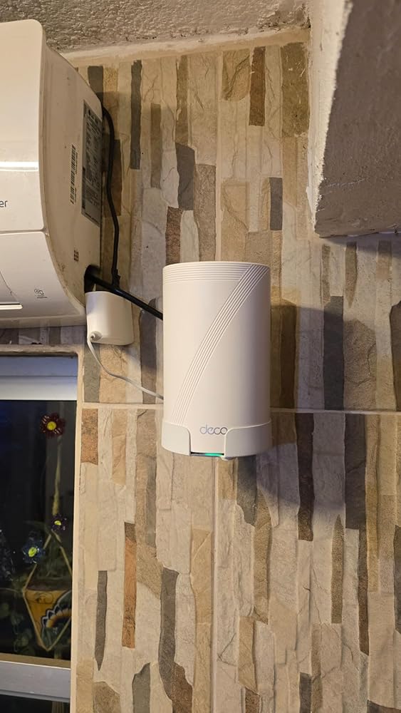 TP-Link Tri-Band WiFi 7 BE10000 Whole Home Mesh System (Deco BE63) - 6-Stream 10 Gbps, 4X 2.5G Ports Wired Backhaul, 4X Smart Internal Antennas, VPN, AI-Roaming, MU-MIMO, HomeShield (3-Pack)