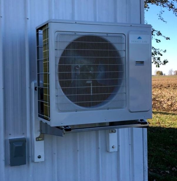 TURBRO Wall Mount Stand for Mini Split Ductless Air Conditioner Heat Pump System, Sturdy Stainless Steel Bracket w/Dual Cross-Bars, Support Condenser up to 550 lbs (7,000 - 24,000 BTU)