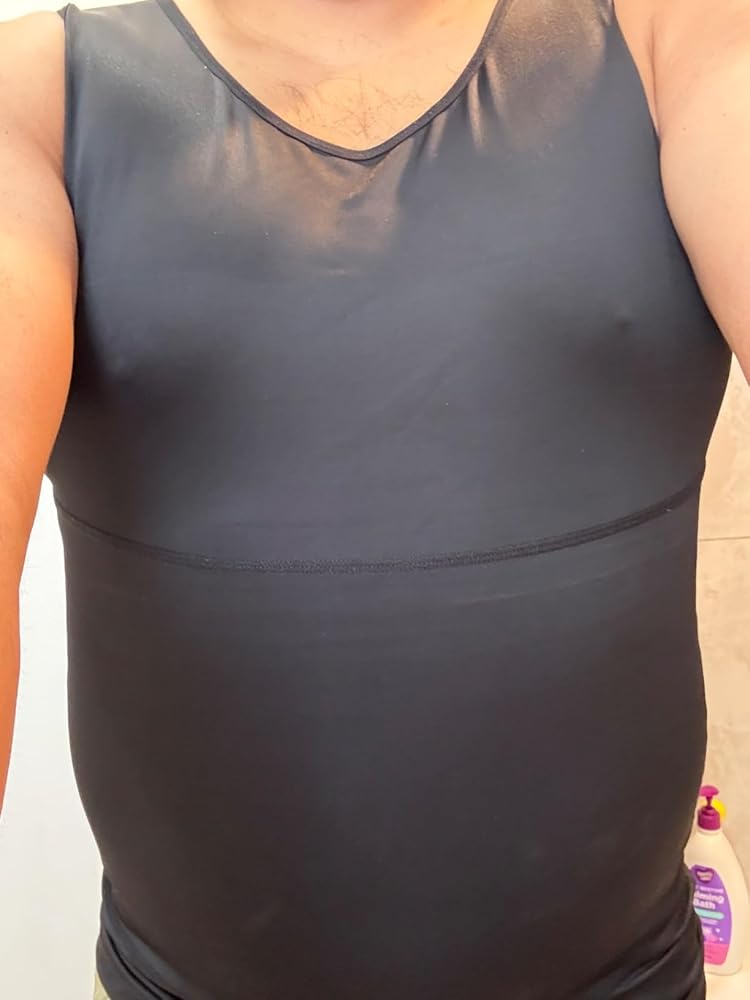 TAILONG Compression Shirt Men Shapewear Slimming Body Shaper Vest Compression Tank Top Undershirt