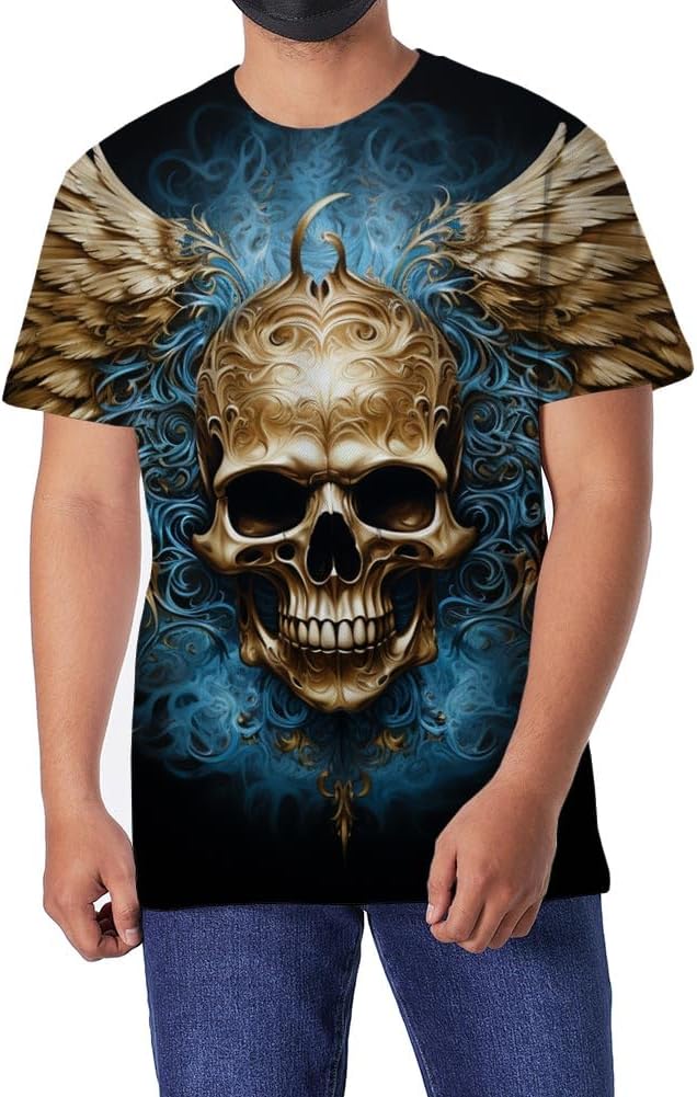 Men's T-Shirt 3D Printed T-Shirt Novelty Graphics T-Shirt Crewneck Tees S-3XL