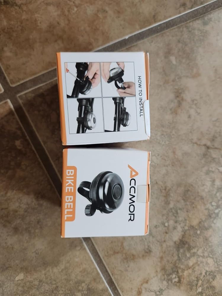 Accmor Classic Bike Bell, Aluminum Bicycle Bell, Loud Crisp Clear Sound Bicycle Bike Bell for Adults Kids