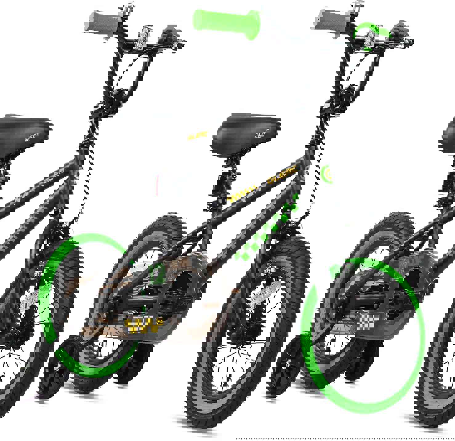 NuNu 12" 14" 16" Kids Bike BMX Style for 2-7 Years Old Boys Girls, Toddler Bicycles with Training Wheels & Coaster Brake, Multiple Colors