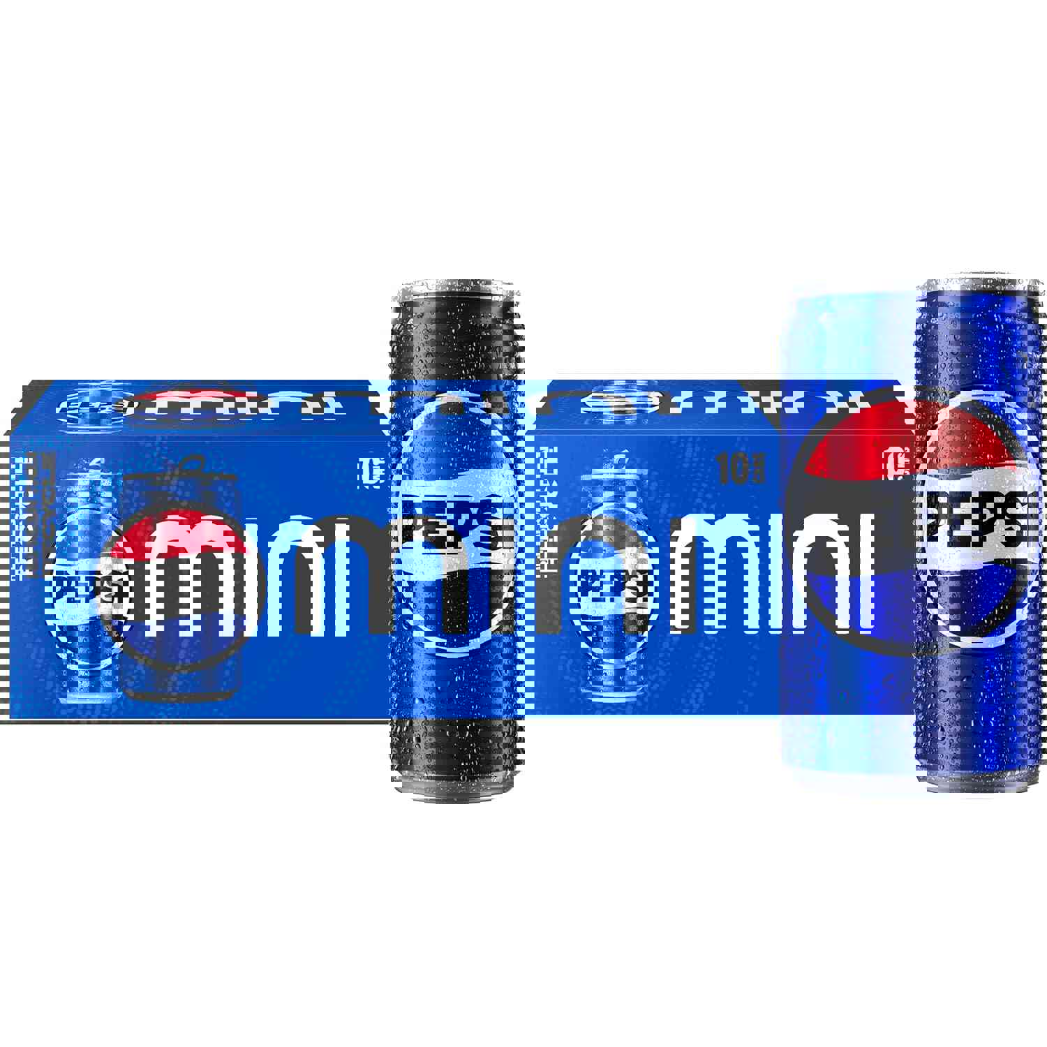 Pepsi Soda, 7.5 Ounce Mini Cans, (10 Pack) (Packaging May Vary)