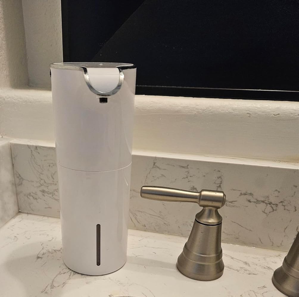 YIKHOM Automatic Liquid Soap Dispenser, 15.37 oz/450mL Soap Dispenser, Touchless Hand Sanitizer Dispenser Electric, Motion Sensor Waterproof Pump for Bathroom Kitchen Dish Soap, USB C Rechargeable