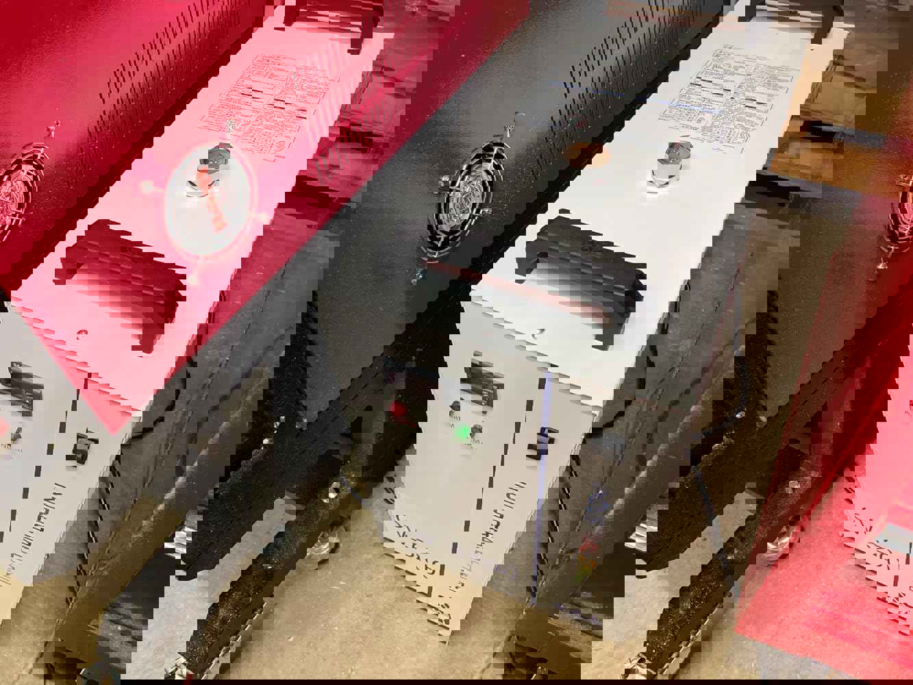 Cloudray Industrial Water Chiller CW-5200DH 6L 0.81HP 3.43gpm Water Cooling System for 60W 70W 80W 90W 100W 120W 130W 150W,CO2 Laser Engraving &amp; Cutting Machines,Cools 5596 Btu/h(Upgraded 5200DG)