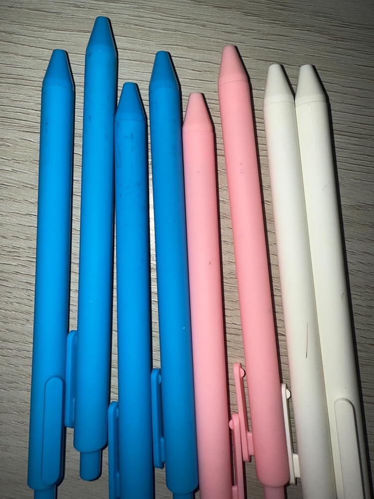 Meanplan 100 Pcs Ballpoint Pens Bulk Retractable Black Ink Pens 1mm Colorful Aesthetic Writing Supply for Journaling Note Home Business Office College Supplies, 5.7 x 0.4 Inch(Colorful,Simple Style)