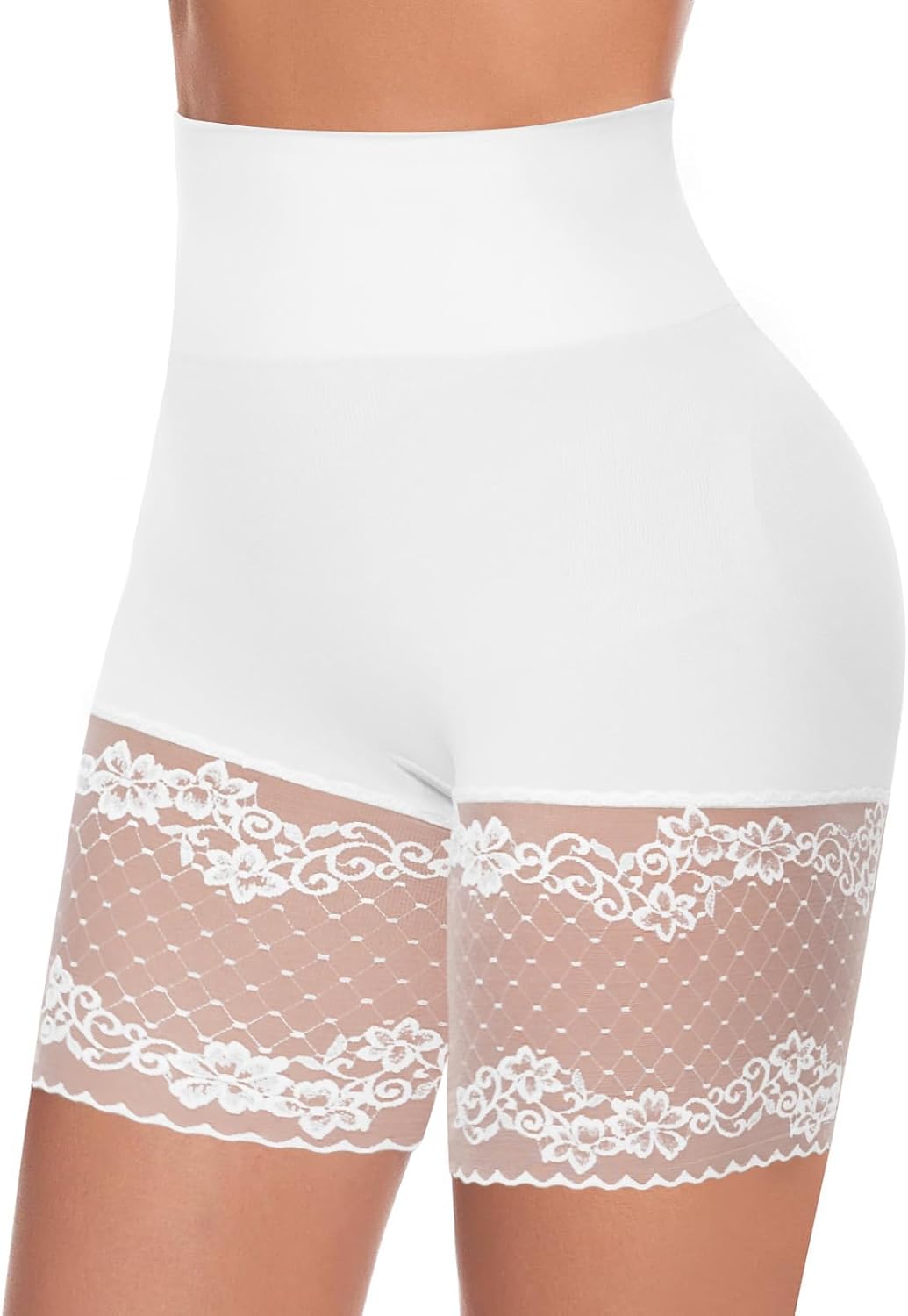 Tummy Control Shapewear Shorts for Women Under Dress Seamless Mid Waist Body Shaper Shaping Underwear Girdle Panties