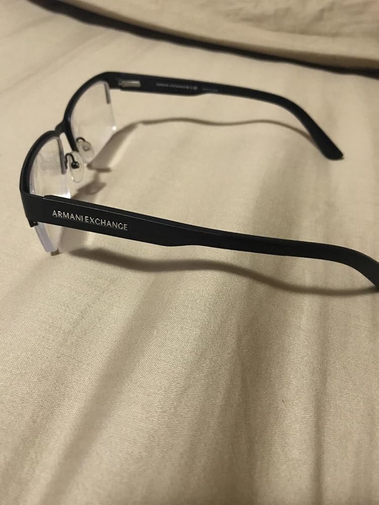 Armani Exchange Men&#39;s Ax1014 Rectangular Prescription Eyewear Frames