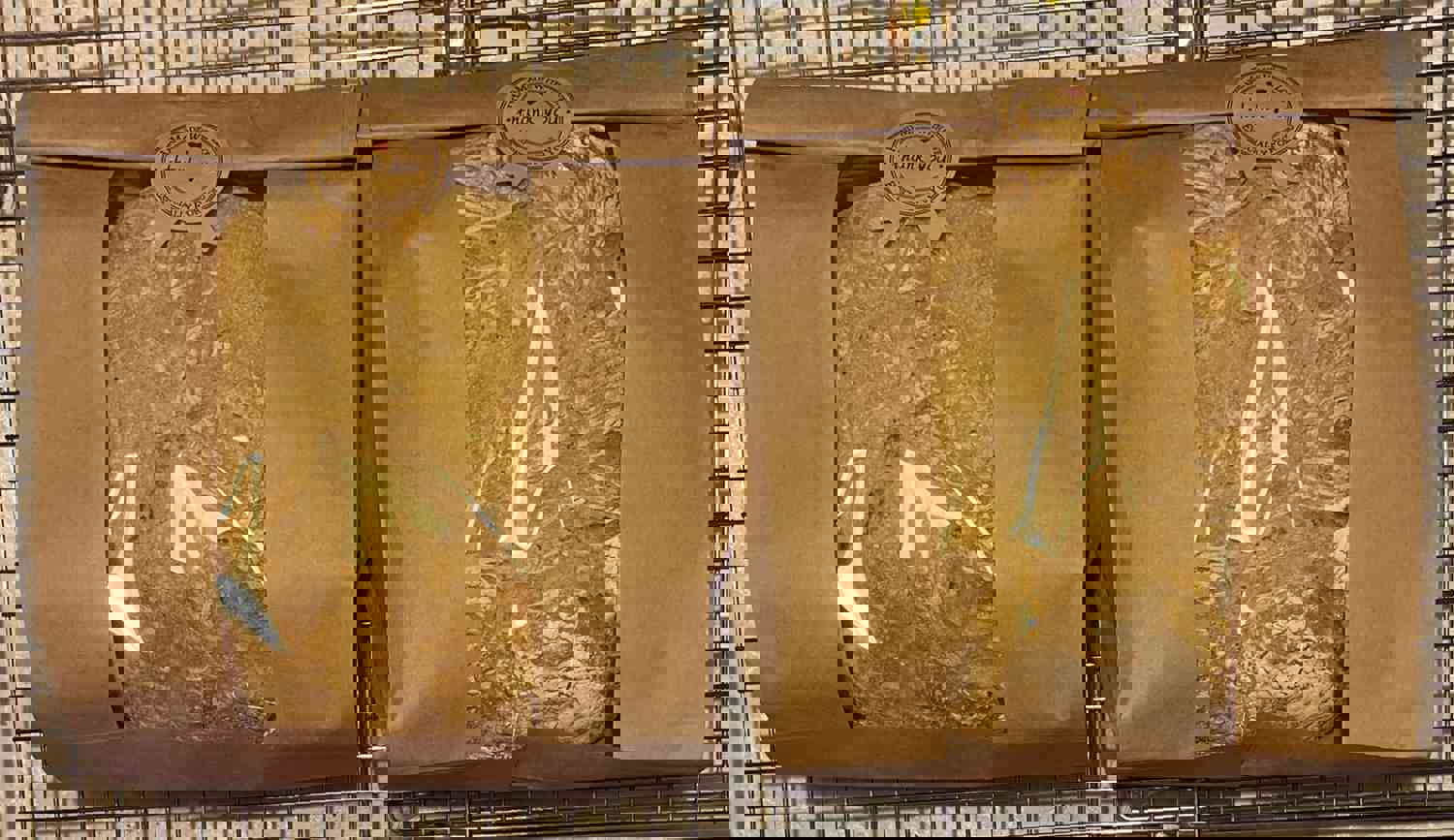 50 Pcs Bread Bags for Homemade Bread, Sourdough Paper Bread Bags With Window, 50% Thicker 13.7x8.2x3.7in A Large Bakery Bags Used for Storage Bread Cookies &amp;amp; Snacks, 60 Cute Sealing Stickers With Ties