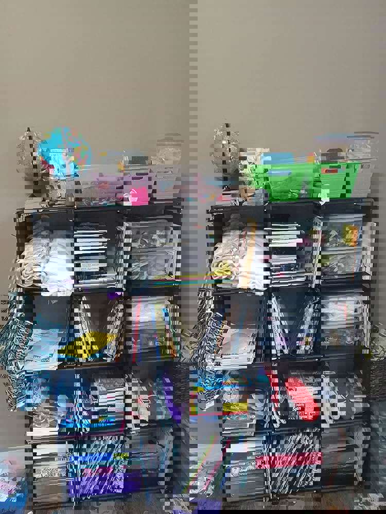 Mavivegue Book Shelf, 12 Cube Storage Organizer, DIY Bookcase, Metal Bookshelf,Tall Book case for Bedroom, Living Room,Office,Closet, Black Cubicle Rack