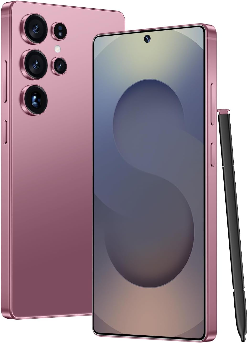 X25 Ultra 5G Cell Phone, Unlocked Android Smart Phone, 8+256GB+128GB Unlocked Android Phone, 6.9&#34; LCD Display/108MP Camera/6800 mAh Battery/AI Face/US Version/Dual-SIM (Rose Gold)