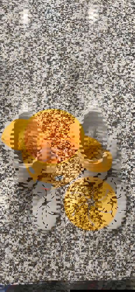 Bips Co Bips Silicone Snack Cup - Toddler &amp;amp; Baby Food Container, Spill-Proof, BPA-Free &amp;amp; Dishwasher Friendly, Round Shape with Dust-Proof Lid for Easy &amp;amp; Convenient Self-Feeding, Yellow