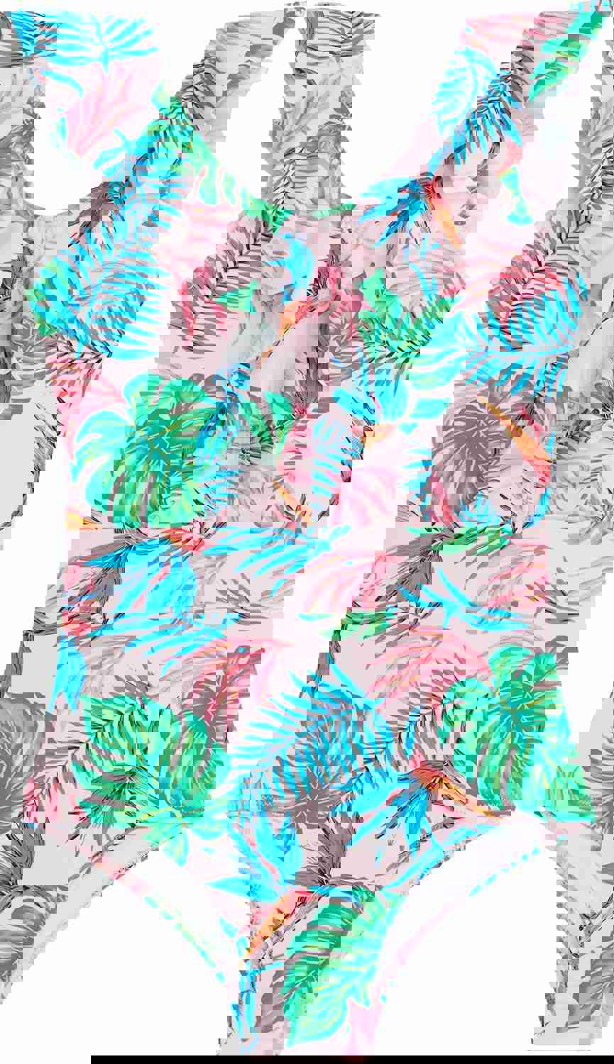 Kanu Surf Girls&#39; Gianna Beach Sport Ruffle One Piece Swimsuit