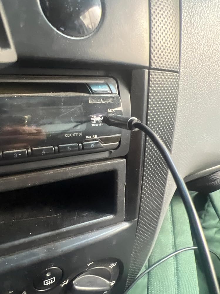 Amazon Basics 3.5mm Aux Audio Cable for Stereo Speaker or Subwoofer with Gold-Plated Plugs, 4 Foot, Black