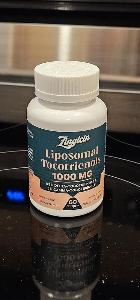 Vitamin E Tocotrienols - Liposomal Tocotrienols Supplement 1000mg, Highly Absorbable Delta Tocotrienol and Gamma Tocotrienol for Bone Health, and Antioxidant Support, 120 Softgels