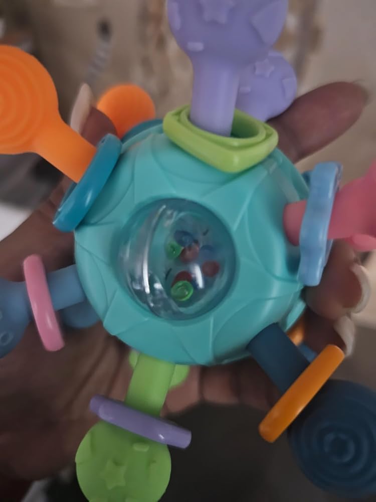 Baby Montessori Sensory Toys for 0-6 6-12 Months, Baby Teether Teething Toys for Babies 0 3 6 9 12 18 Months, Newborn Infant Learning Developmental Toys Gifts for 1 2 Year Old Boys Girls