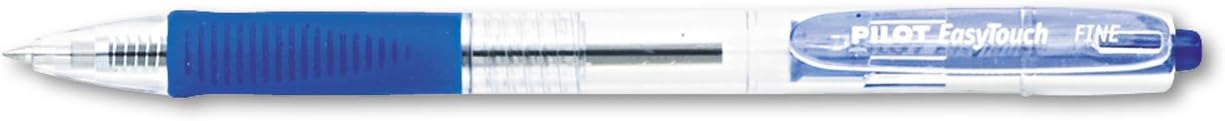 PILOT EasyTouch Refillable &amp;amp; Retractable Ballpoint Pens, Fine Point, Blue Ink, 12-Pack (32211)