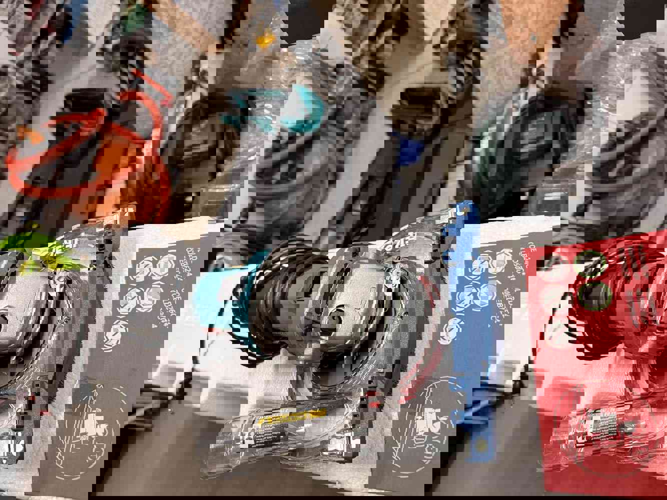 HERZO Dust Shroud for 5 inch and 4-1/2 inch Angle Grinder, Universal Surface Grinding Shroud,Transparent Polycarbonate