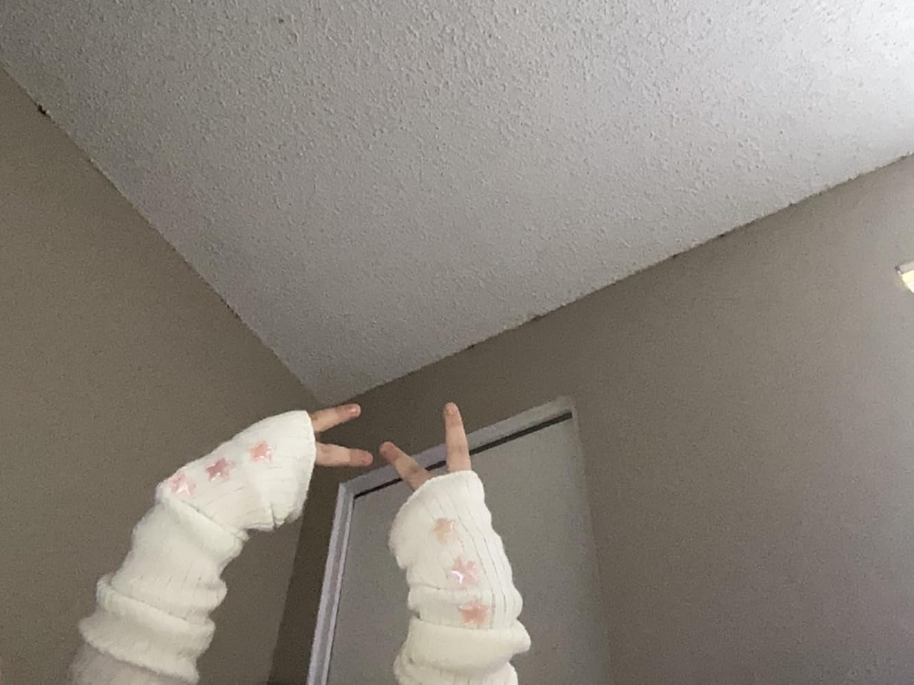 Y2K Women Teens Knitted Arm Warmers Japanese Harajuke Cosplay Lolita Cute Fingerless Mittens Thumb Hole Gloves