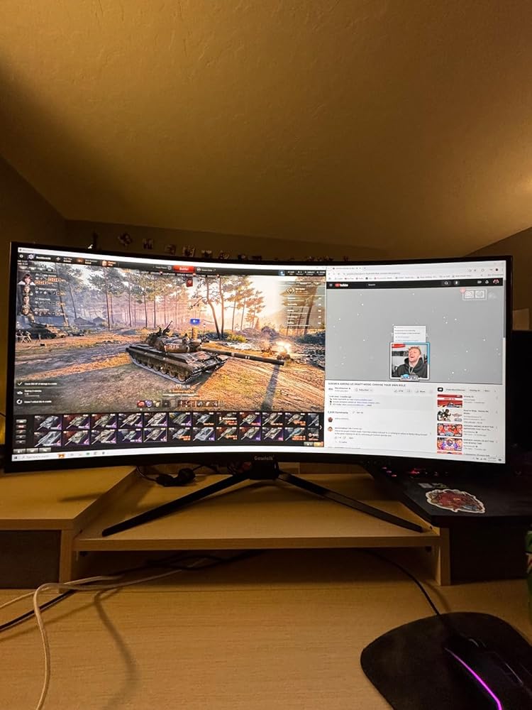 Gawfolk 32 Inch 4K UHD Computer Monitor, Ultra-Clear (3840×2160p) Screen, 100% sRGB,178° Viewing Angle, HDMI、Display Port, Compatible with Wall mounting 100 * 100MM - Black