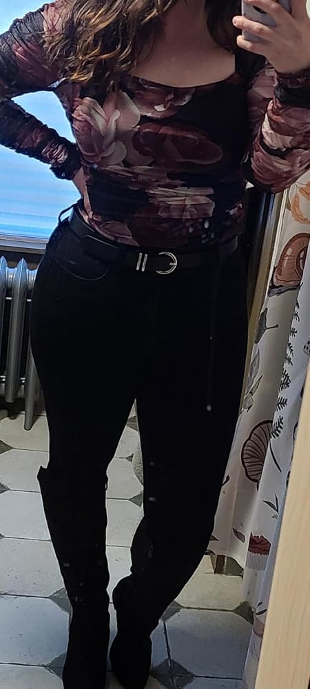 VONMELLI 3 Pack Women&#39;s Leather Belts for Jeans Dresses Ladies Waist Belt with Fashion Gold Buckle